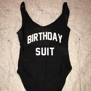 “Birthday Suit” body suit